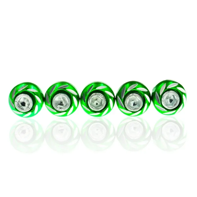 20PC Motorcycle Electric Vehicle Modification Accessories Multi-functional Round Engraving Color Screws Universal Screws