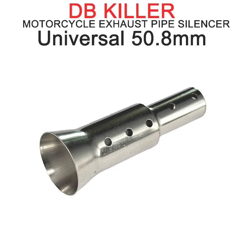 Universal 51mm Escape de motocicleta extraíble DB Killer silenciador reductor de sonido para Yamaha para Yoshimura z900 R1 YZF