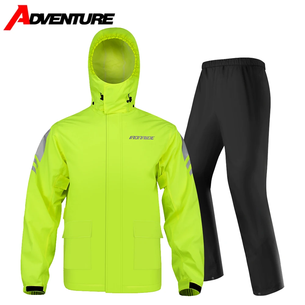 

Motorcycle Raincoat Off-road Motorcycle Riding Rainproof Suit Full Body Split Raincoat Men's And Women's Protective Raincoat