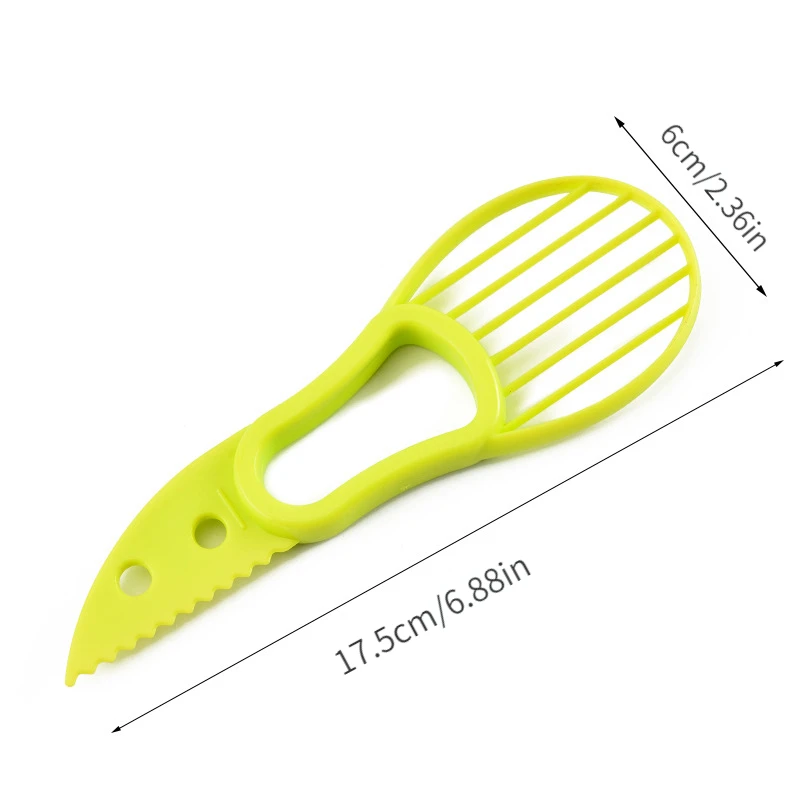 2pcs Creative with protective cover avocado slicing knife peeling and peeling pulp separation slicer kitchen fruit tools