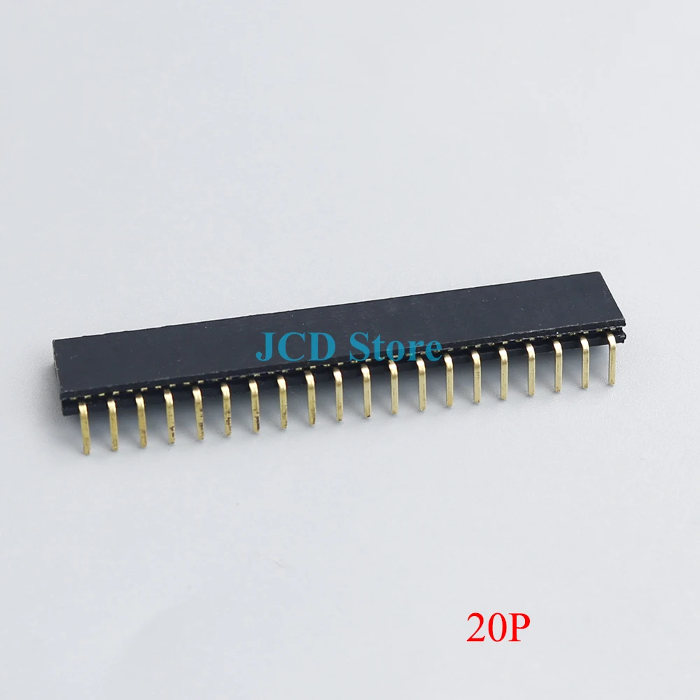 10PCS 1X/2/3/4/5/6/8/10/40 PIN Single Row Right Angle FEMALE PIN HEADER 2.54MM PITCH Strip Connector Socket 3p/4p/6p/8p/20p/40p