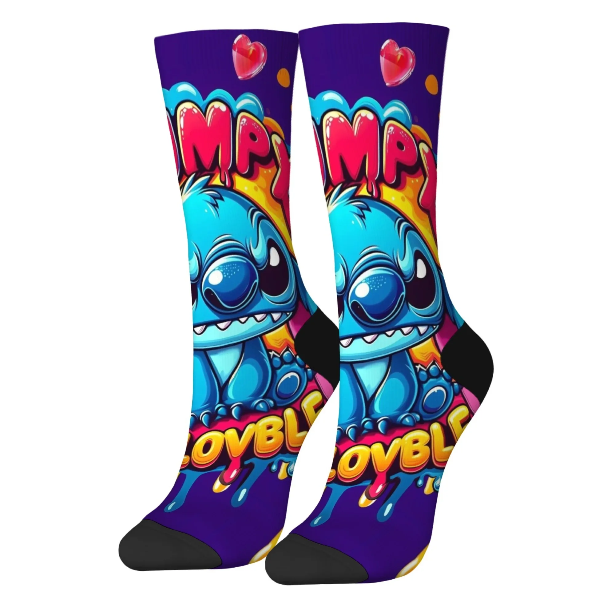 Harajuku ريترو الكرتون غرزة الجوارب الرجالية غير رسمية مريحة للتنفس عدم الانزلاق الجوارب الجدة الشارع الهيب هوب طاقم الجوارب هدية #3