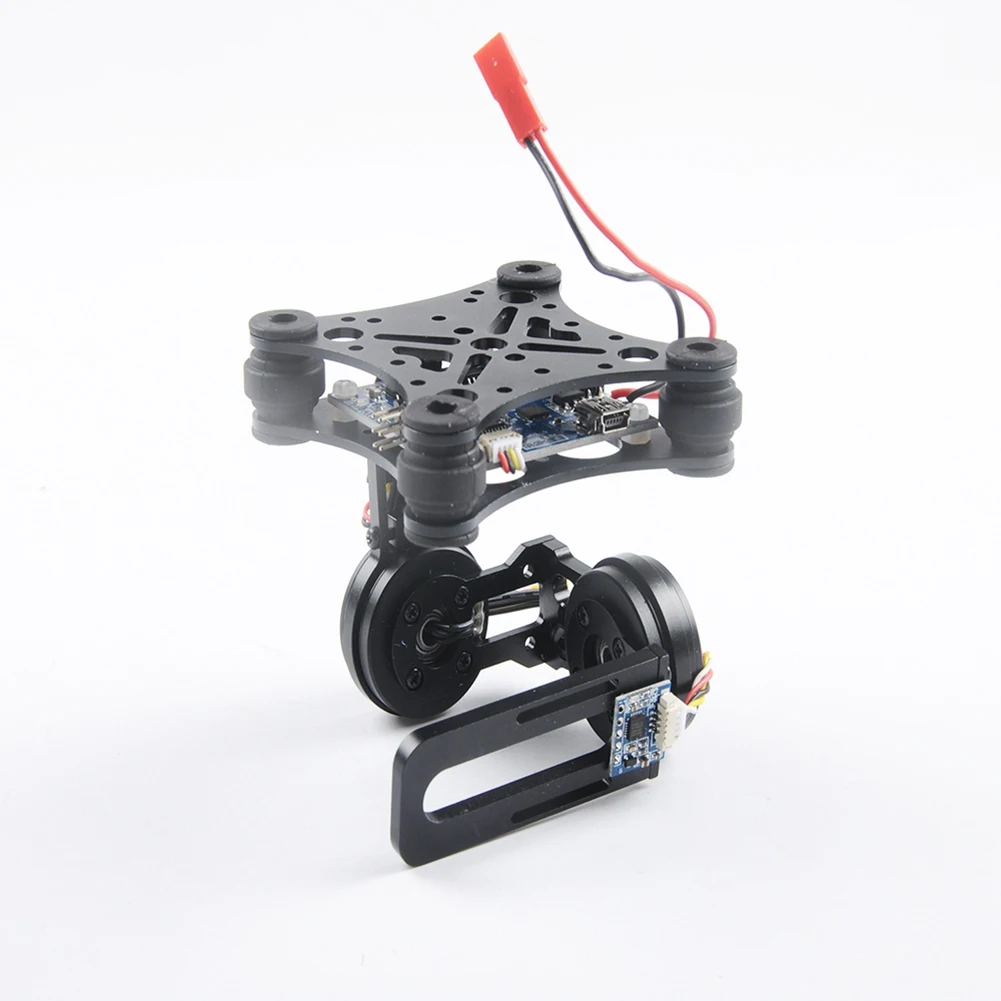 for XIAOMI /Gopro/SJCAM Action Camera 2-Axis 2D Brushless Camera Gimbal for F450 F550 S500 FPV Drone Quadrocopter-Black