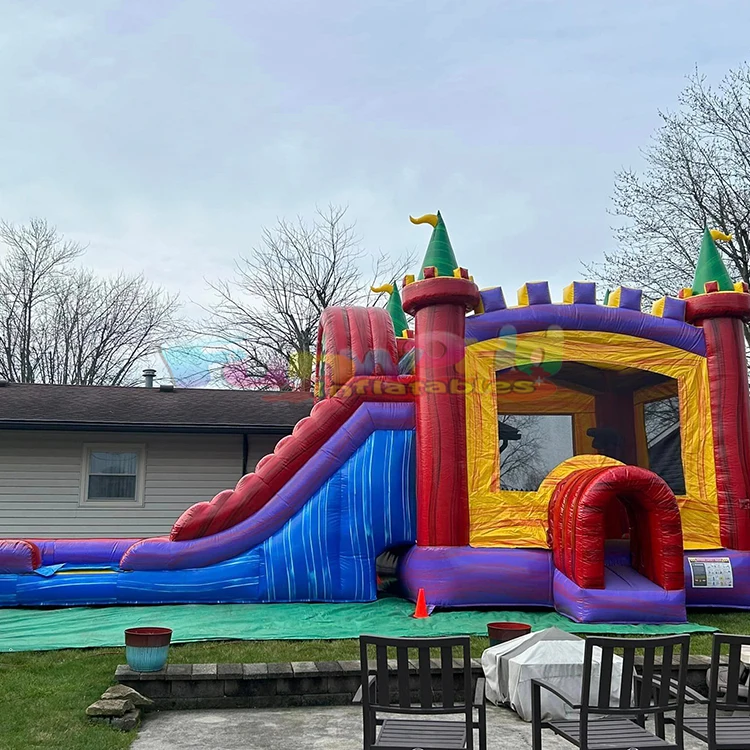 Image 7: Enfants ballons jouets sautant rebond gonflable maison toboggan Combo videur Chateau Gonflable gonflable saut château
