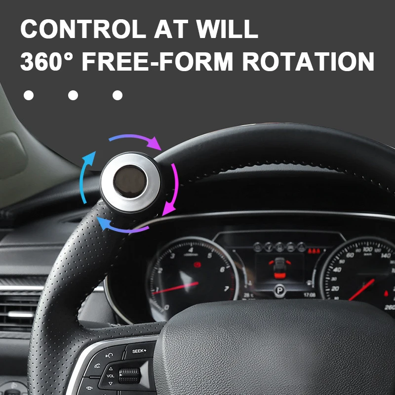 BLALION Car Steering Wheel Booster Ball Turning Spinner Knob Bearing Power Handle Rotating Universal Auto Helper Accessories