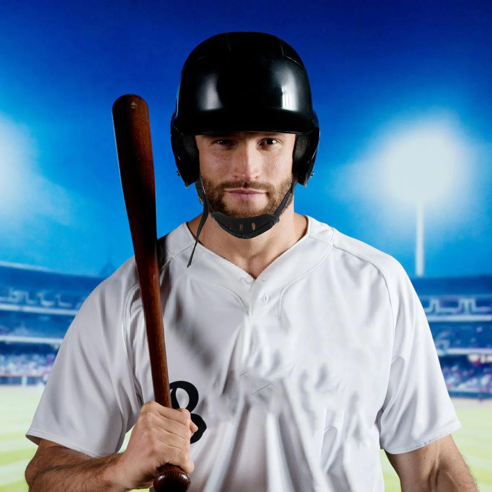 2 قطعة قبعة صلبة حزام الذقن مادة البولي ايثيلين المرنة على شكل حرف Y دعم واقي أشرطة الذقن العالمية للعمل الآمن