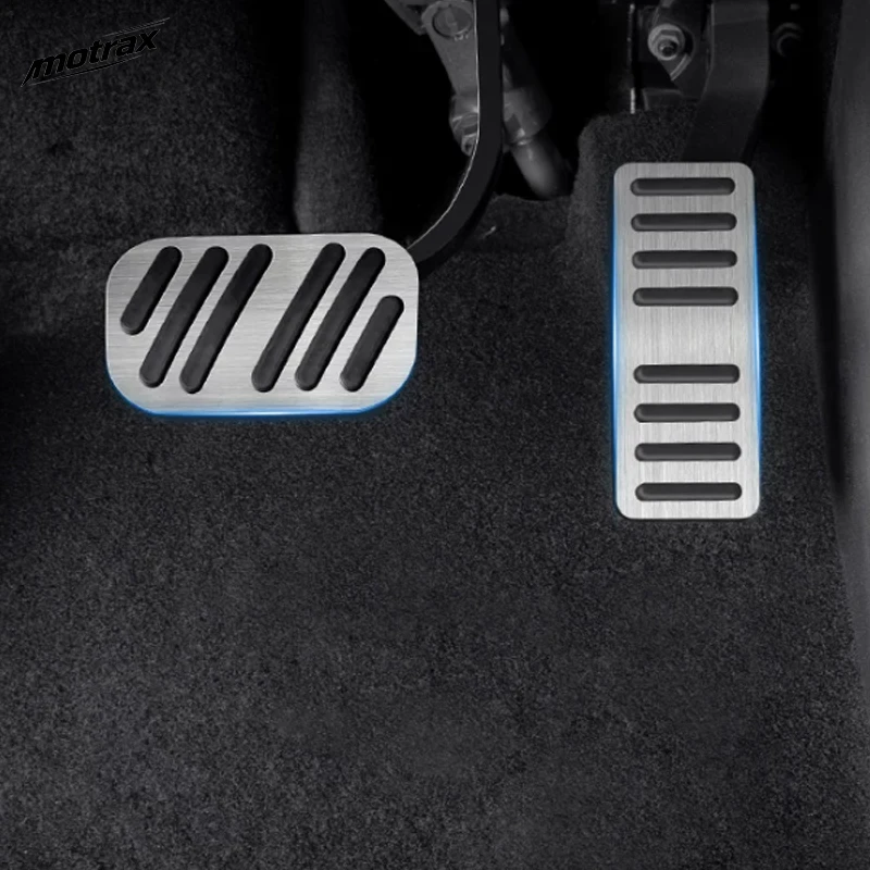 For BYD ATTO 3 EVO Yuan Plus 2026 2027 Aluminium Alloy Accelerator Brake Pedal Cover Anti-skid Decoration Pedal Accessories