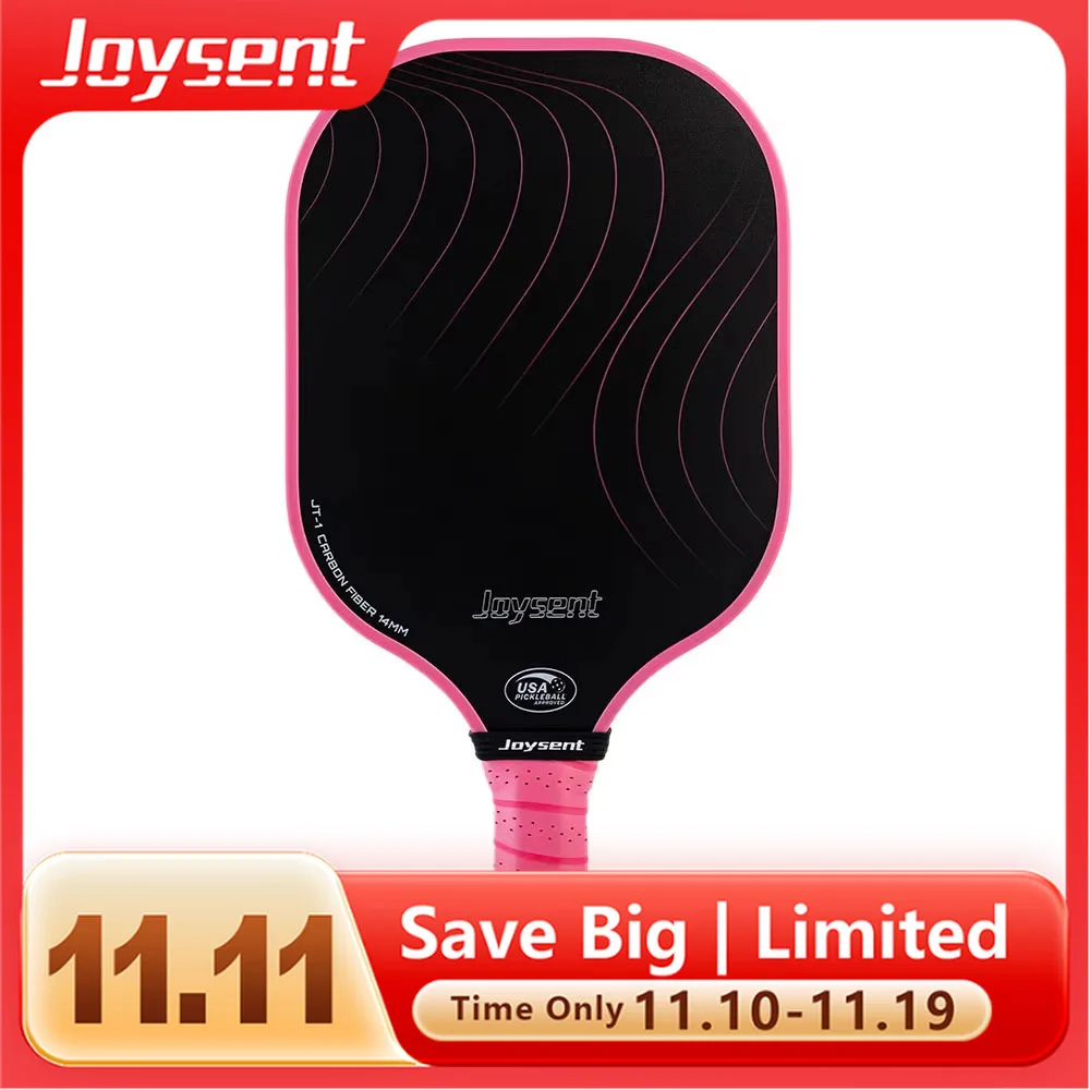 

Joysent Pickleball Paddle Racket JT-1 USAPA Approved T300 Carbon Fiber Control PP Honeycomb 14mm Beginner Lightweight Power