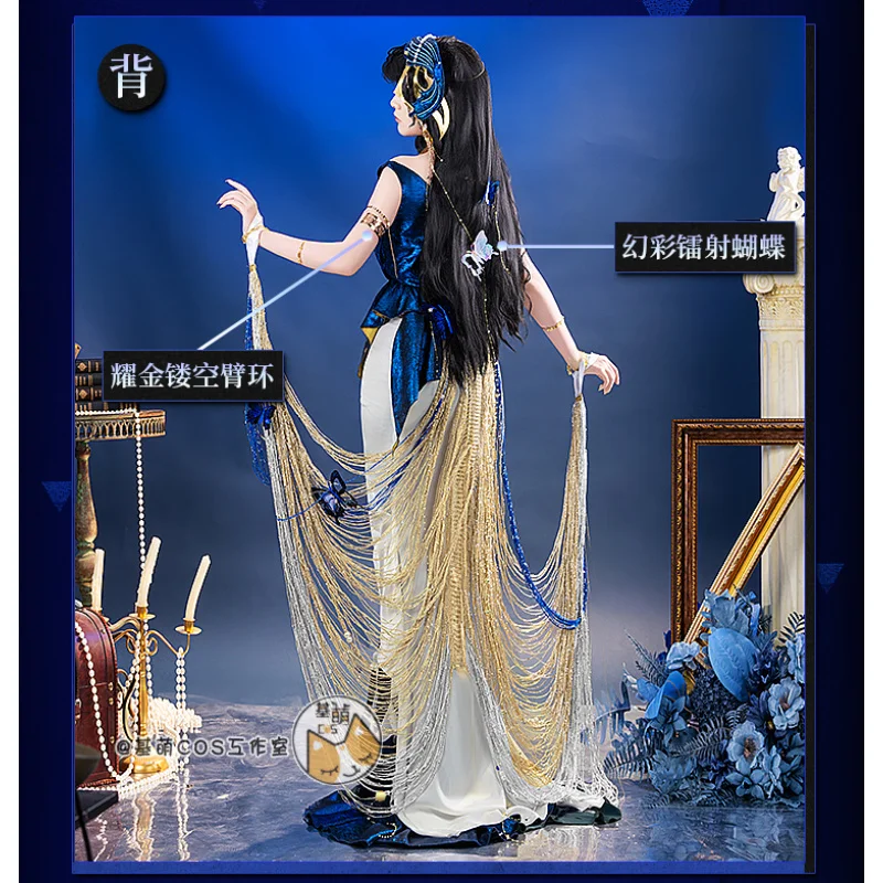 Isolde Game Anime Reverse:1999 Cosplay Costume Women's man new elegant dress headwear props Halloween Christmas uniform outfit view 2