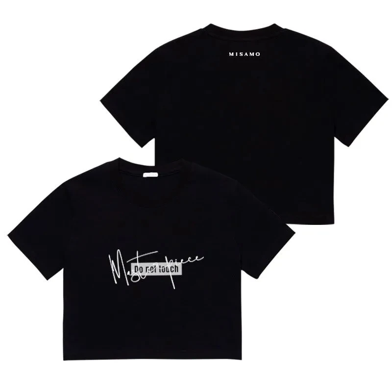 Kpop Twice Misamo Do not touch O Neck Tops T Shirt Wednesday Tee