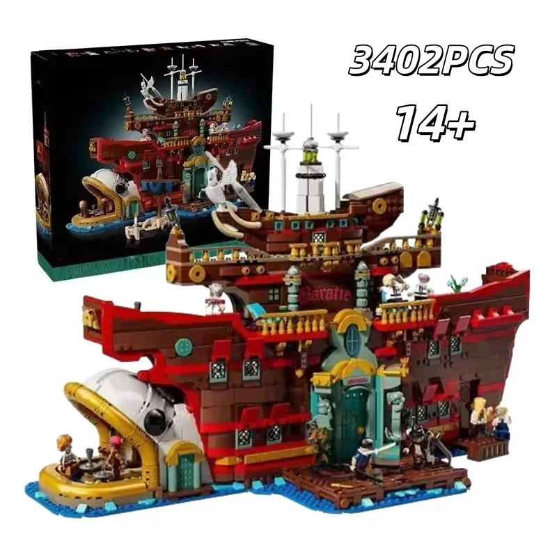 

2025New The Floating Restaurant Model Building Blocks Compatible 75640 Brick 3402PCS Craft Toys For Kids Birthday Gifts