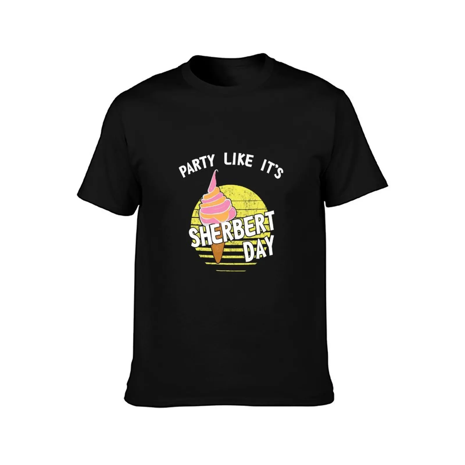 Party Like It's Sherbert Day Sherbet Birthday Tee T-Shirt boys whites cute clothes mens t shirt