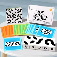 3D Wooden Rotating Geometry Puzzle Logic and Spatial Reasoning Party Games Early Educational Toys Gifts for Kids