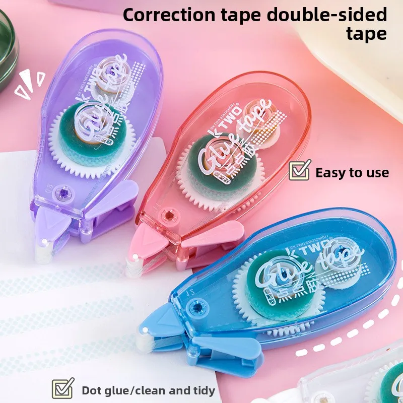 High Value Double Sided Tape Point Dispensing Student High Viscosity Correction with Point Type Double-sided Tape Hand Account