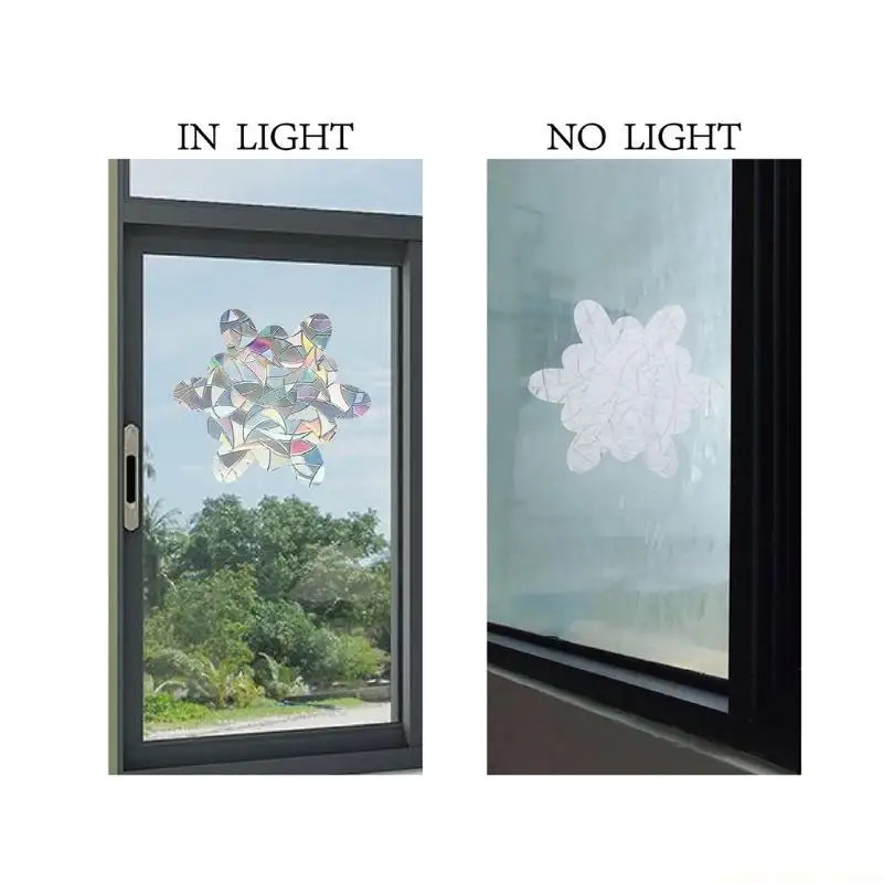 QX2E Sticker Stop Birds Flying into Window Decals for Birds Strikes PVC Materials