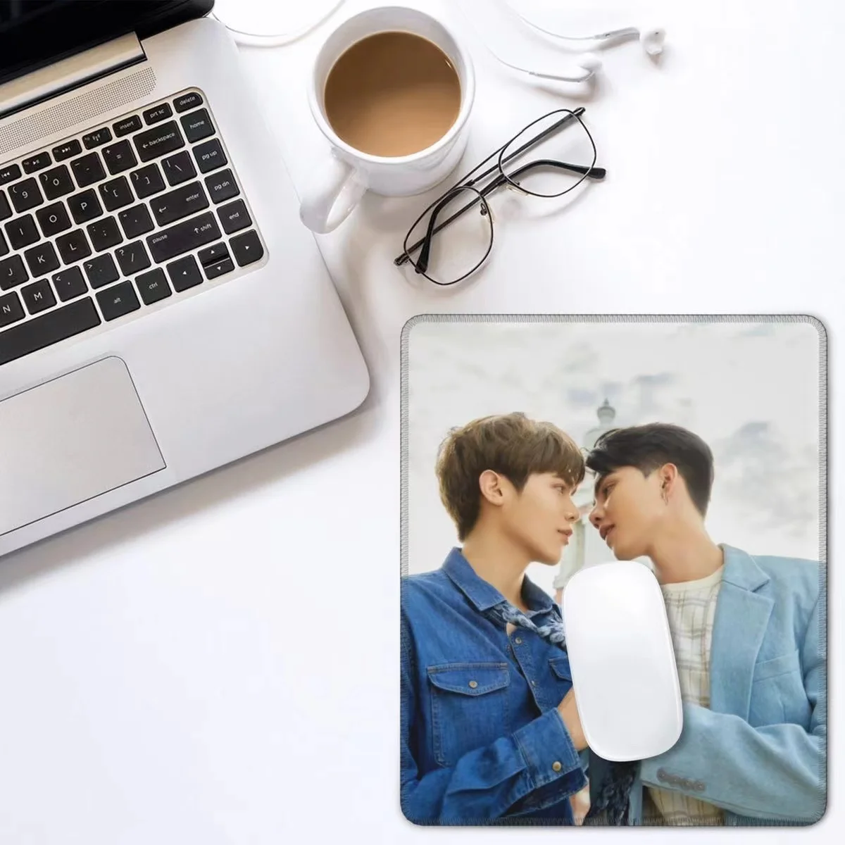 FortPeat Poster Computer Rubber Mouse Pad Thai TV Love In The Air Drama Stills Desk Mat Mug Blotters Desktop Decor Ornaments