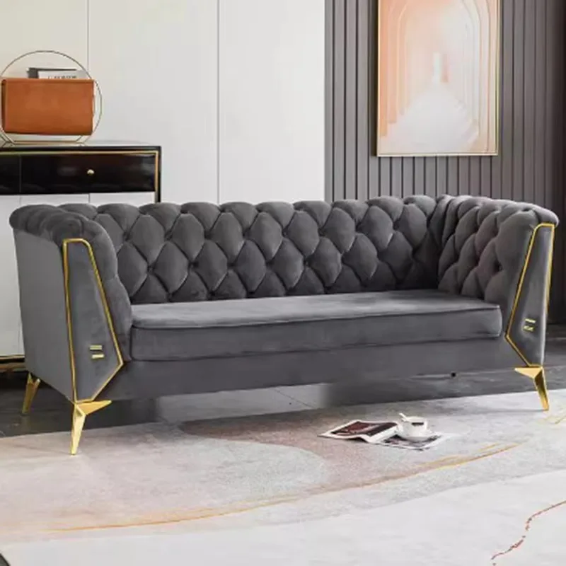 

Gray 4 Seater Living Room Sofas Designer Italian Bedroom Lazy Living Room Sofas Loveseat Modern Divano Moderno Furniture Home