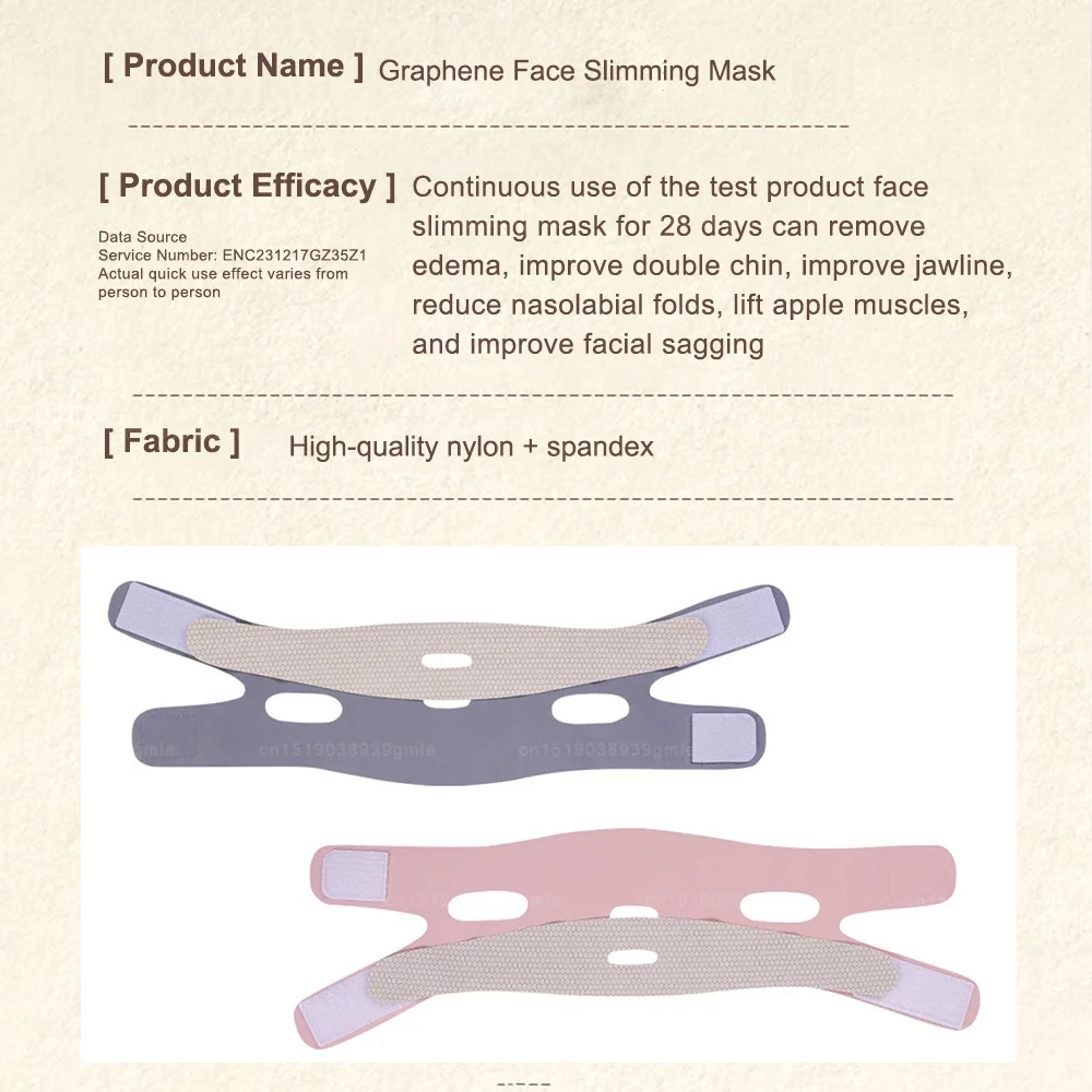 Adjustable V-Face Lifting Mask Tightening Double Chin V-Face Bandage Breathable Skin Care Sleep Mask V Line Face Lifting Straps