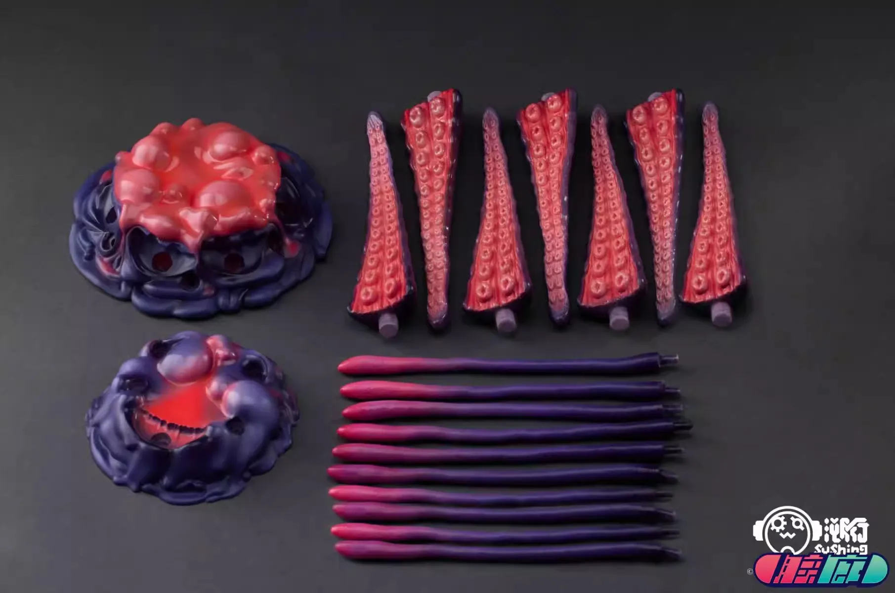 الأصلي Sushing Ubc 404 يرقة مراحل الكبار مجموعة مفصلية اللامسة عمل نموذج لجسم الجدول جمع زينة اللعب