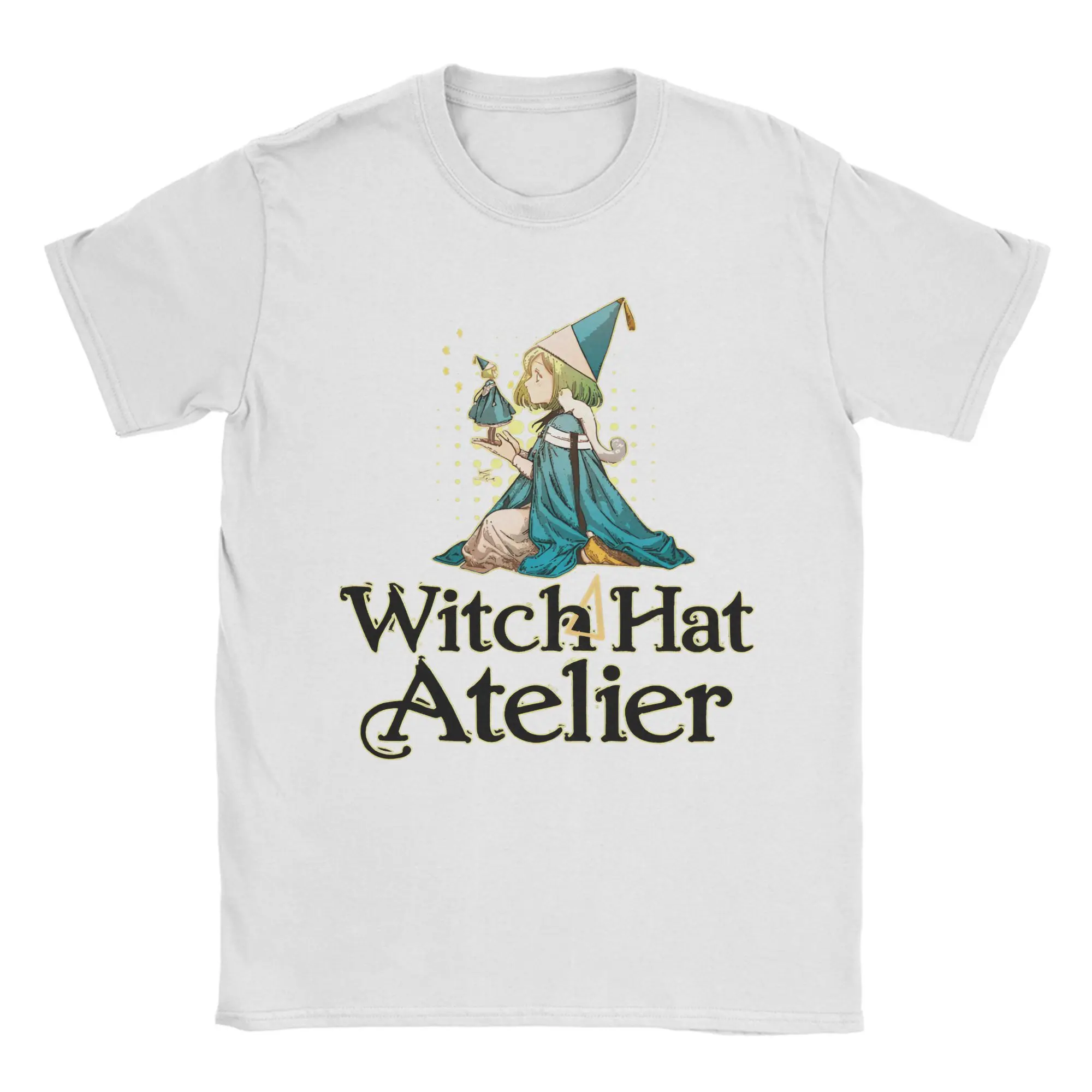 T-Shirt Witch Hat Atelier, en pur coton, à la mode, imprimé, à manches courtes, vêtements Streetwear pour hommes