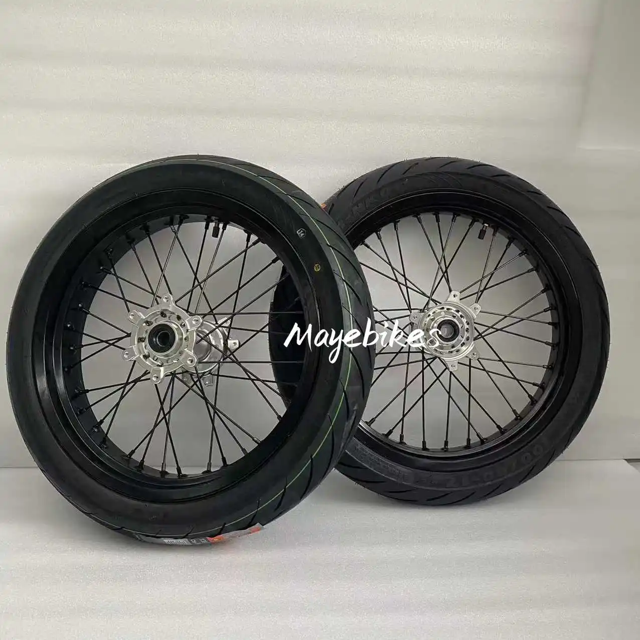 Ultra Bee Wheels 17inch F2.5jX17 R3.5jX17 Rim Tire Fit Sur-ron Dirt Bike Wheel Ultra Bee Supermoto 17inch With Tube Inner Tire
