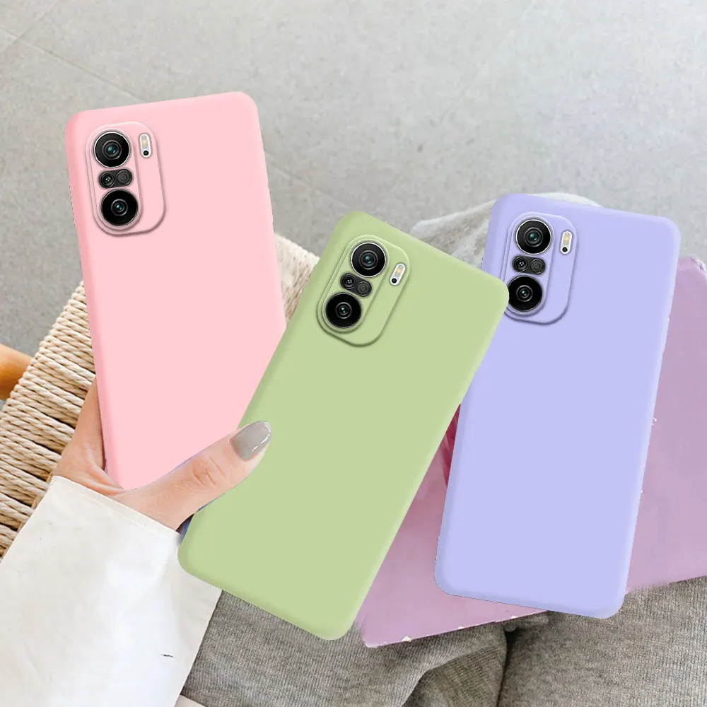 Original Case For Xiaomi Poco F3 Silicone Back Cover For Xiaomi Poco F3 Phone Cases For Redmi K40 Pro Fundas Coque