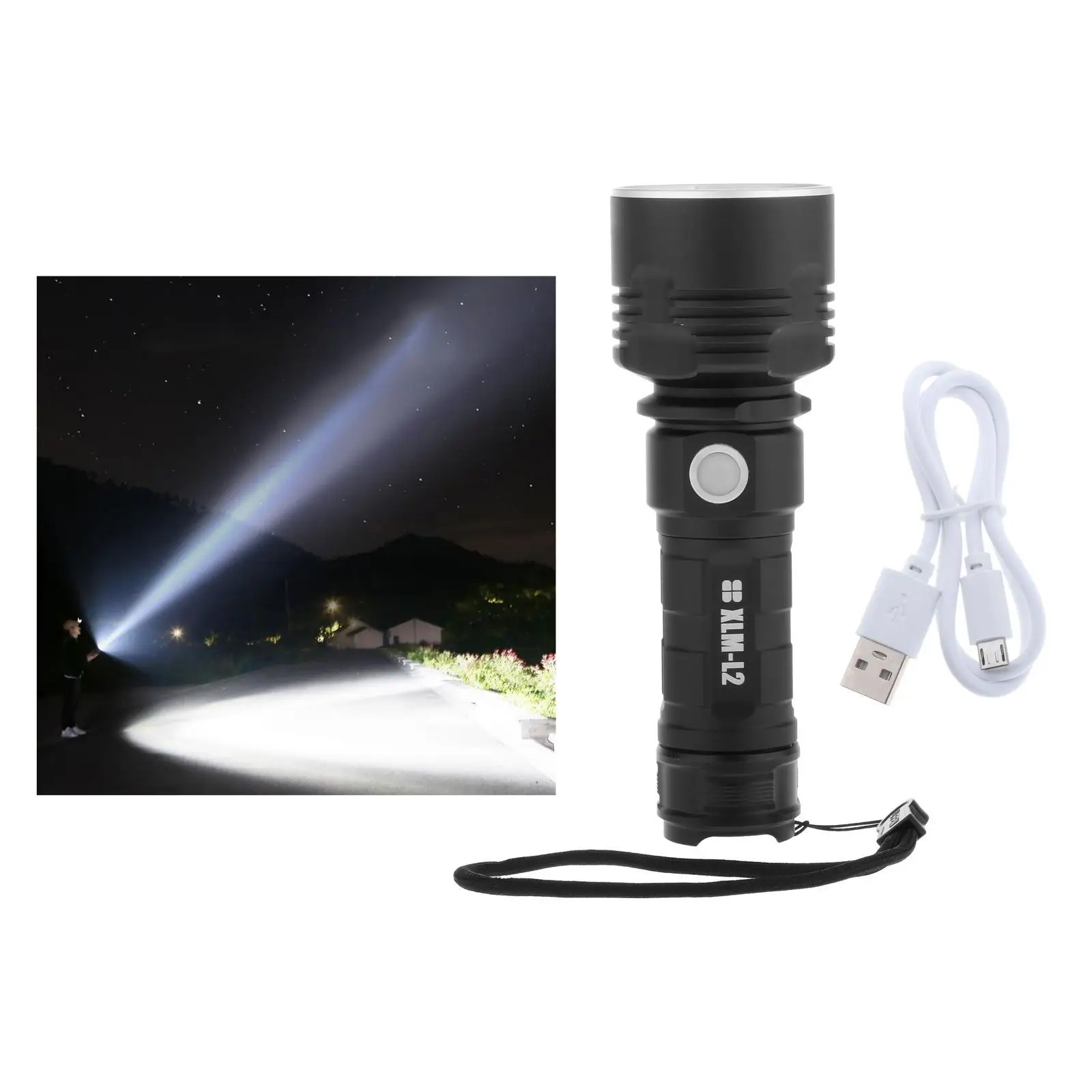 

LED Flashlight - High Lumen, 3 Modes, Water Resistant, Handheld Light for Camping, Outdoor, Emergency, Everyday Flashlights