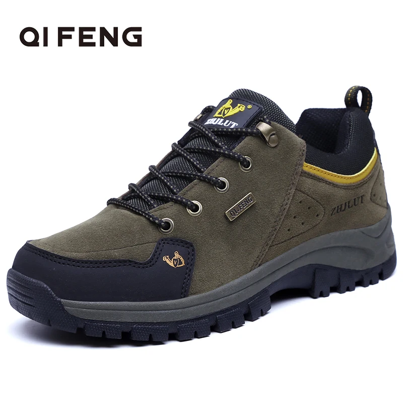 2023 Summer Winter Classics Hiking Shoes Men Women Warm Fur Leather Sneakers Trendy Comfortable Waterproof Climbing Shoes Female