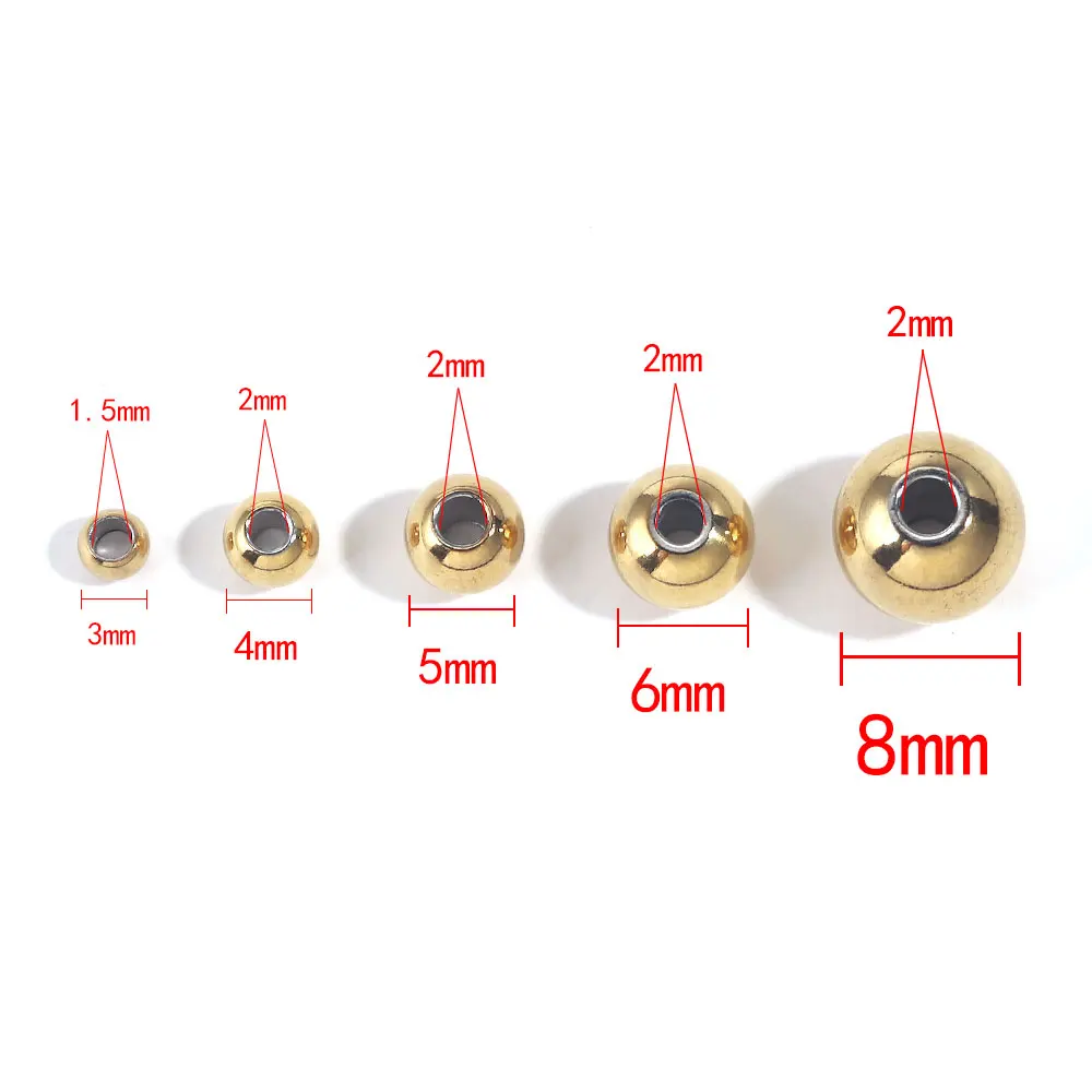 Rvs Spacer Kralen Voor Armbanden Sieraden Tussenlaag Diy Afscheiders Voor Rvs Sieraden Materialen Accessoires