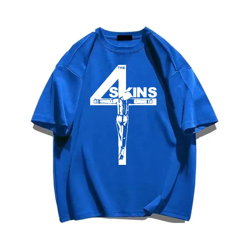 The 4 Skins Oi T Shirt Uk Punk Streetpunk 4Skins Male Teeshirt Summer Top Man Brand Tee Shirt Fashion Streetwear Casual Clothing