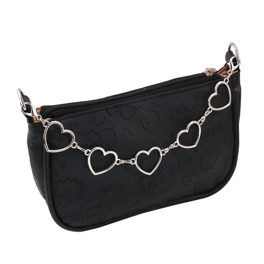 Multi-layer Multi-layer Bag Chain Fashion Metal Silvery Chain Accessories Chain Strap Shoulder Bag