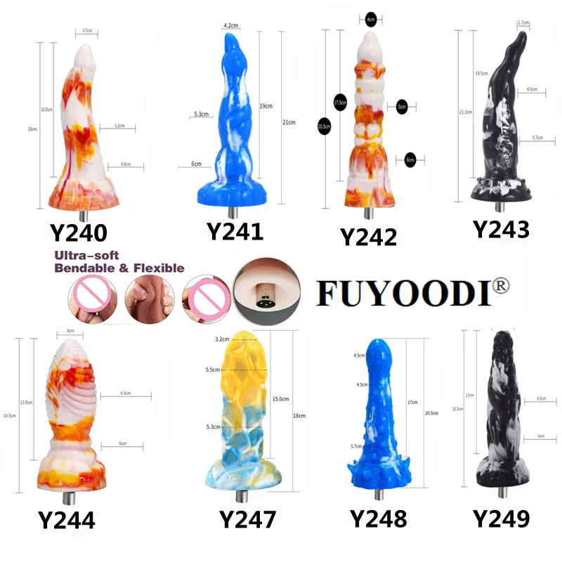 

3XLR Sex Machine Attachments Liquid silicone material Dildos adult toy G-spot Stimulate Penis Love Masturbation Accessories