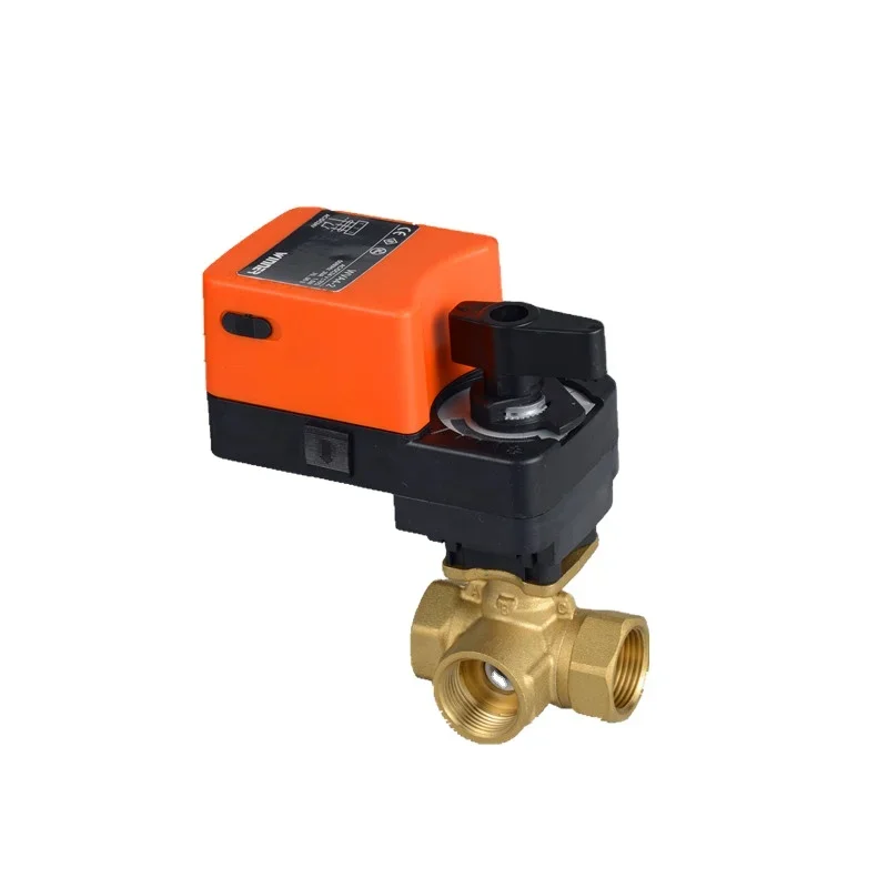 

Big Flow Rate 0~10V/4~20mA Modulating Motorized Control Valves 3 Way Proportional Ball Valve with Feedback