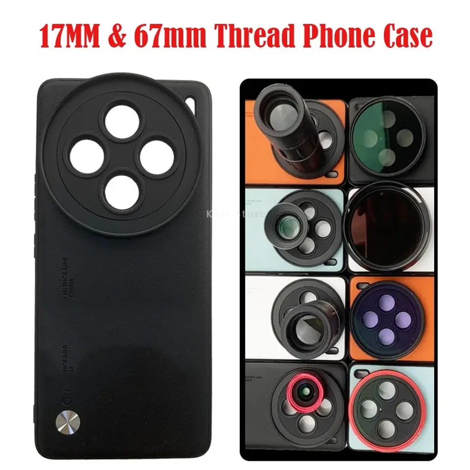 17MM Thread Phone Case for Vivo X100 Ultra SPro Pro 67MM Thread