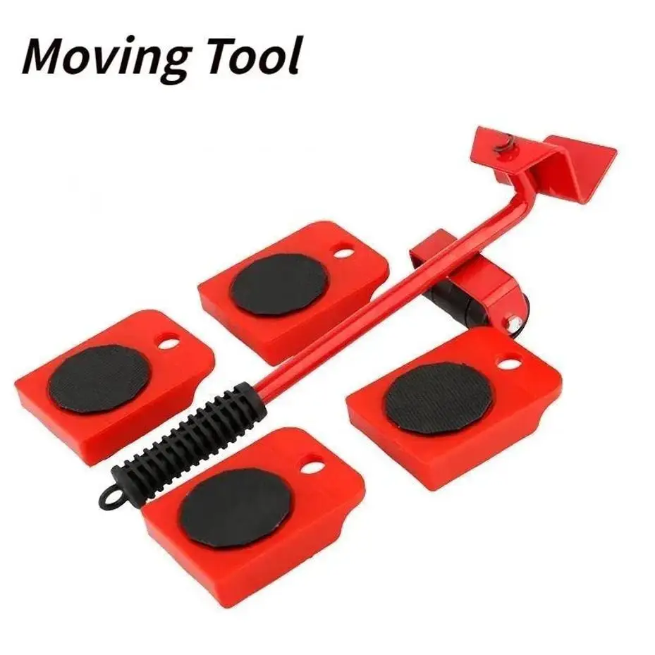 5 Pcs /Set Moving Artifact Household Sharp Tool Furniture Shifter Bed Shifter Heavy Object Mover Multifuncional