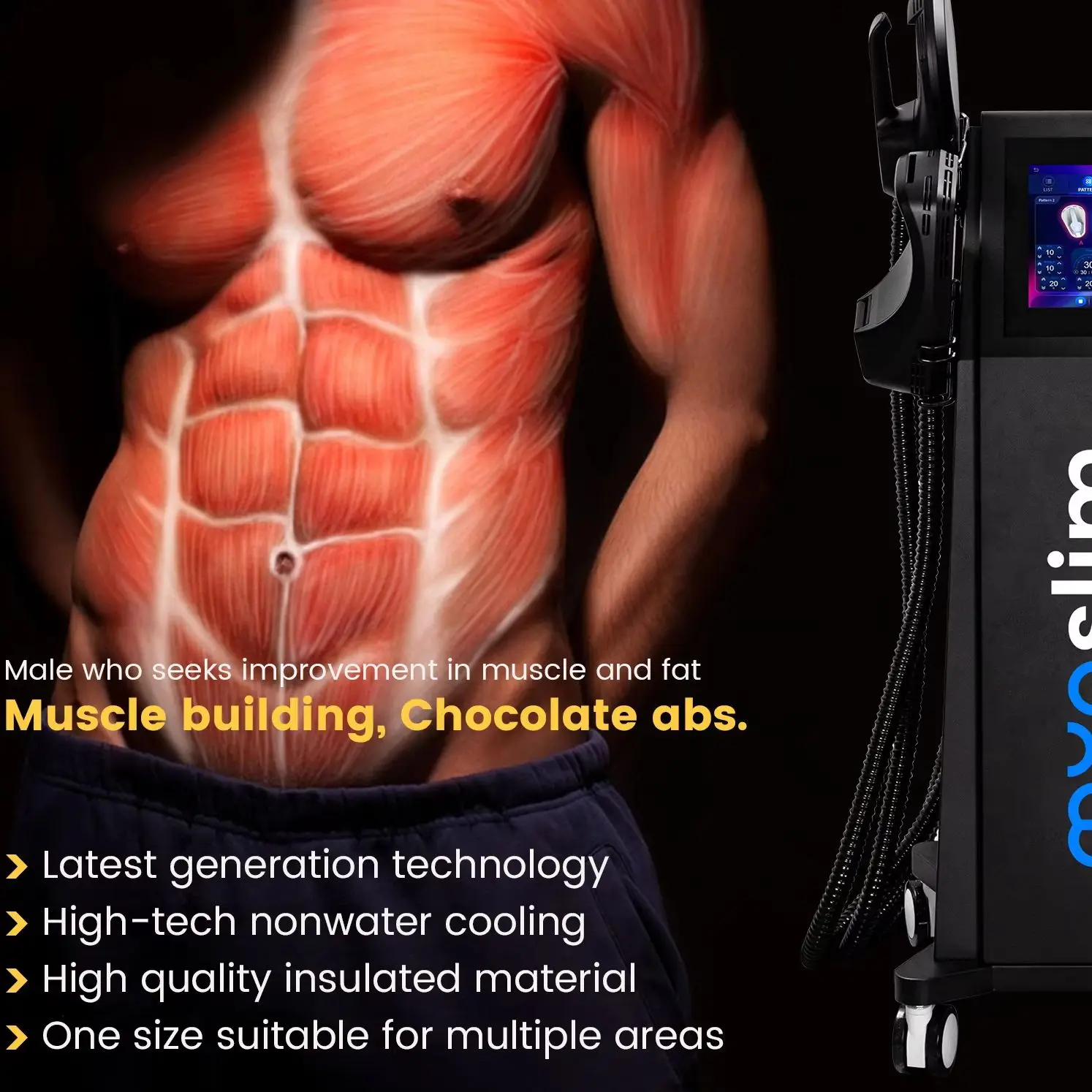 EMS Slimming NEO RF Hi-EMT Professional EMS Body Sculpting Machine Myoslim 6500W Fat Burning Build Muscles Equipment 200HZ