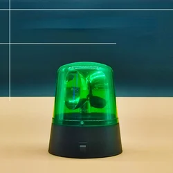 Mini lumière stroboscopique LED rotative résistante à 360 °, lumière d'iode d'urgence, indicateur lumineux de police, effet de scène, clignotant de fête