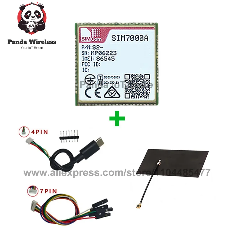 SIMcom A7670SA-FASE A7670E-FASE A7672E-FASE A7672SA-FASE SIM7070G SIM7070E SIM7000E SIM7000A SIM7000G Placa central con antena
