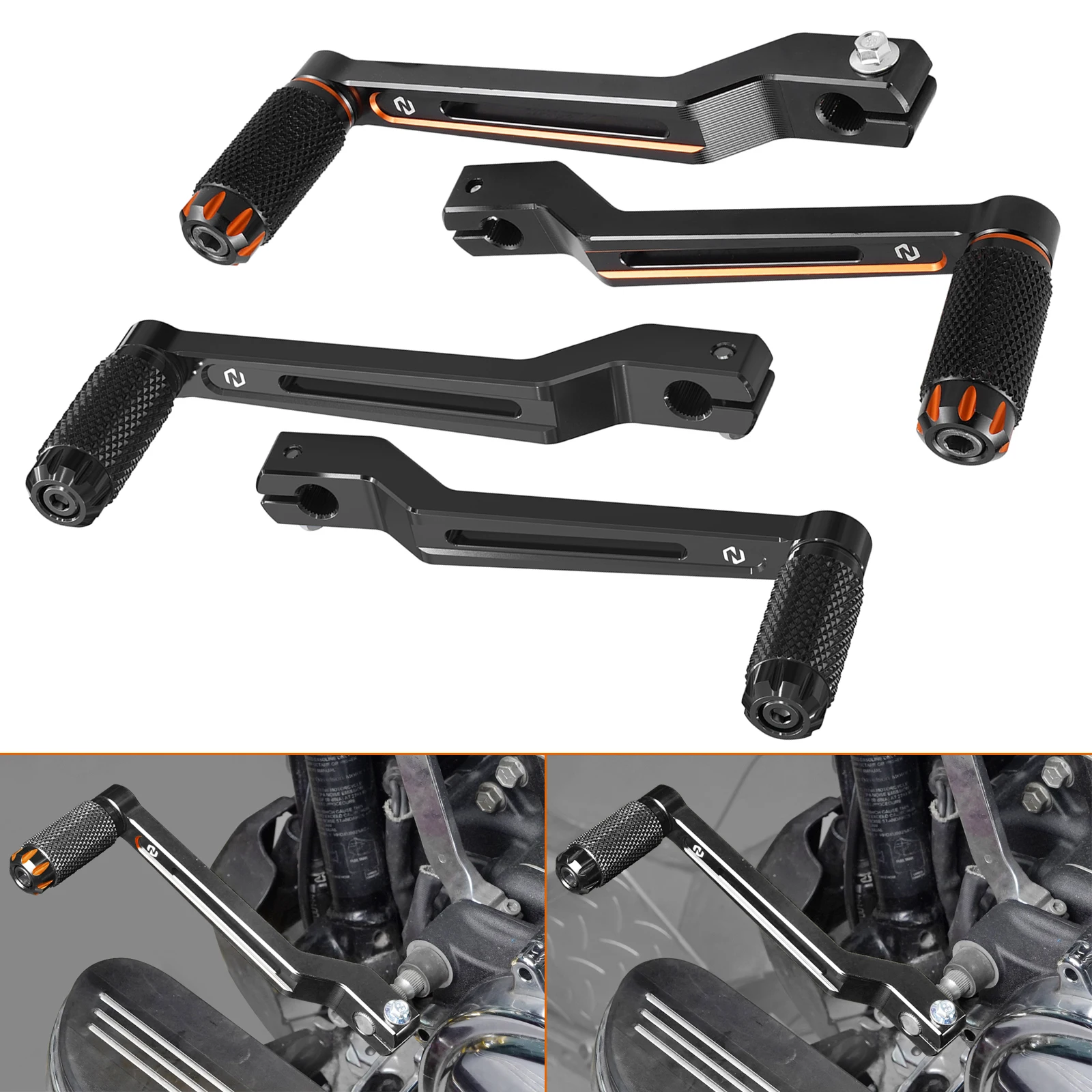 

For 2018-2024 Harley Fat Boy 114 FLFBS Gear Shift Shifter Levers for Fat Boy FLFB Deluxe 18-20 Softail Heritage Classic 20-21