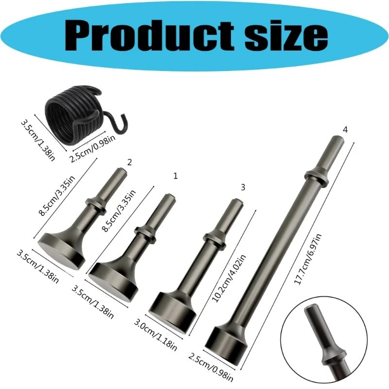 Repair Use Hammer Bit Attachment for Sheet Metal Contact Work and Duct Service high quality