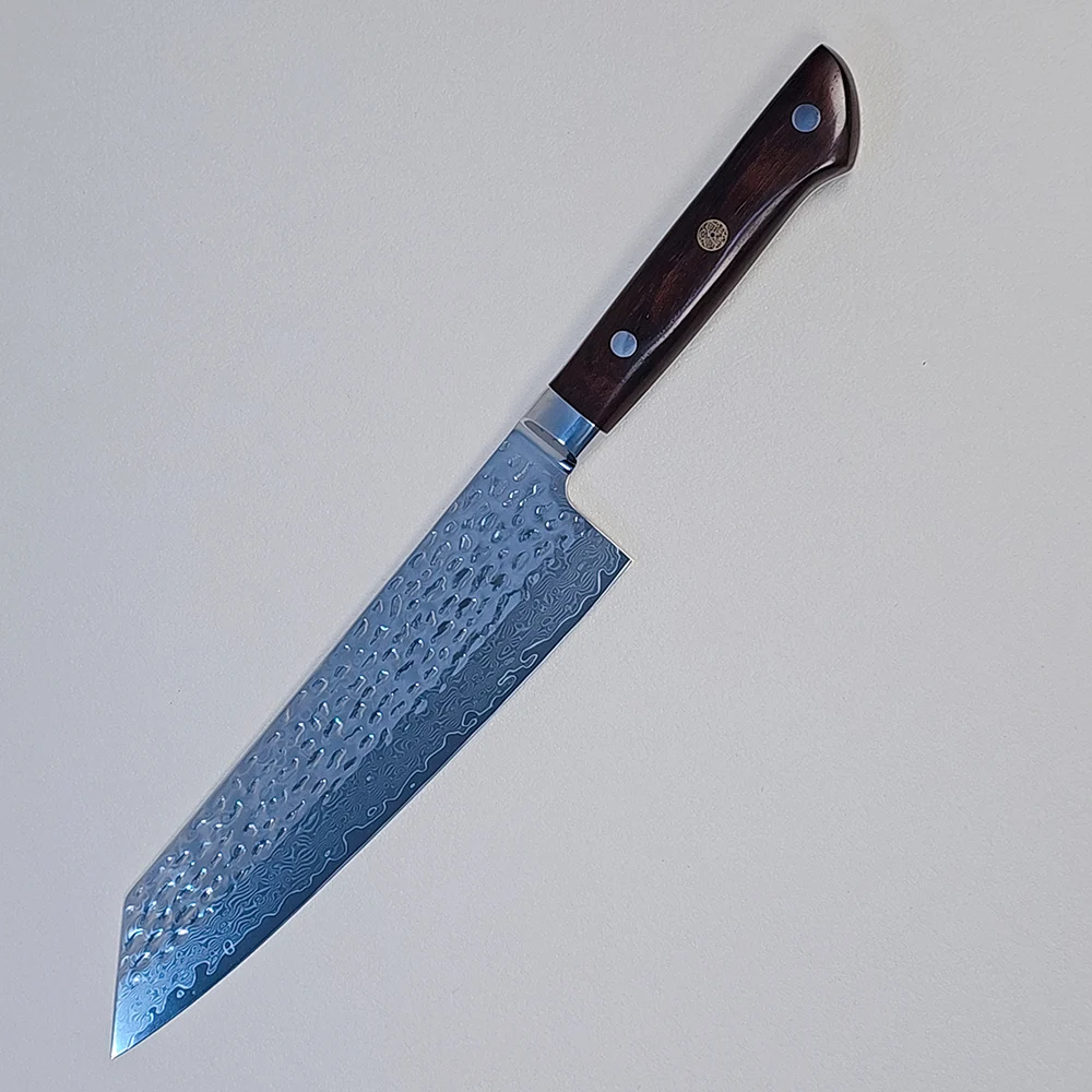 

8 Inch Kiritsuke Knife S35VN Powder Steel Core Chef Slicing Cleaver Handmade Forged Damascus Steel Kitchen Knife Wood Handle