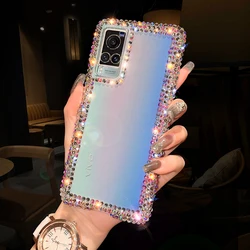 Luxury Diamond Transparency Silicon Shockproof Phone Case For Samsung Galaxy S25 S24 S23 S22 S21+ S20 Ultra Note20 A73 A51 Cover