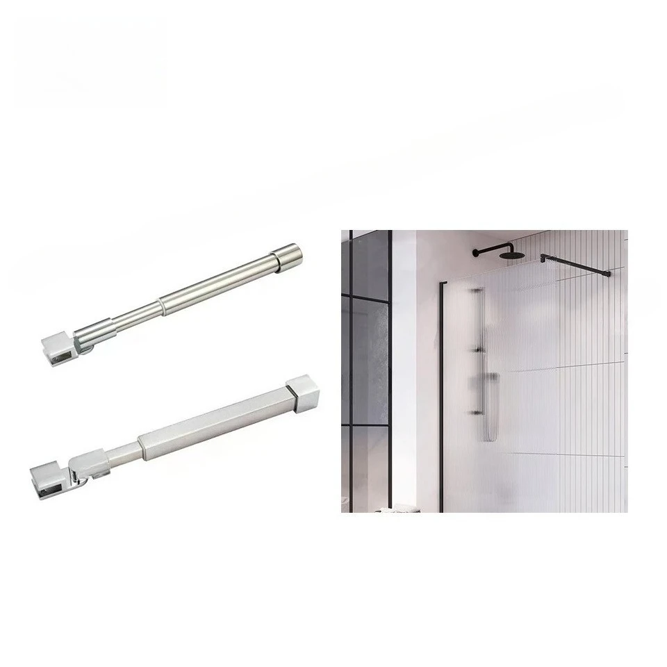 

Хит продаж: Телескопическая стойка для душевой кабины из нержавеющей стали 304, аксессуары для ванной комнаты