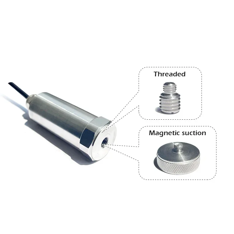 Fabricación al por mayor de sensores de vibración digitales piezoeléctricos con aprobación CE con sensor de monitoreo de vibración de motor industrial RS485