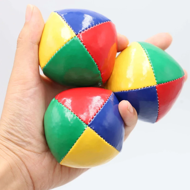 3 Stück einfache Jonglierbälle für Anfänger, Kinder, Erwachsene, Partygeschenke, sensorisches Fidget-Spielzeug, Stressabbau-Spielzeug, ADHS, Autismus, Angsttherapie
