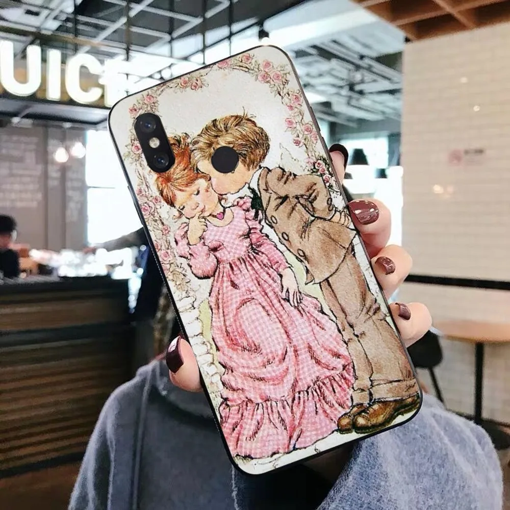 Sarah Kay Little Girl Phone Case For Xiaomi Mi 5X 8 9 10 11 12 lite pro 10T PocoX3pro PocoM3 Note 10 pro lite