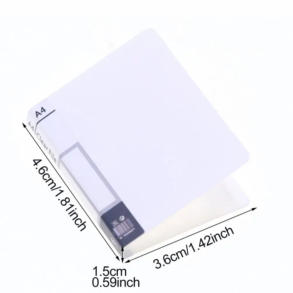 Cartella per casa in miniatura Modello Sala studio Decor Mini cartella Modello Prop Giocattolo per scrivania Simulazione Raccoglitore Finta