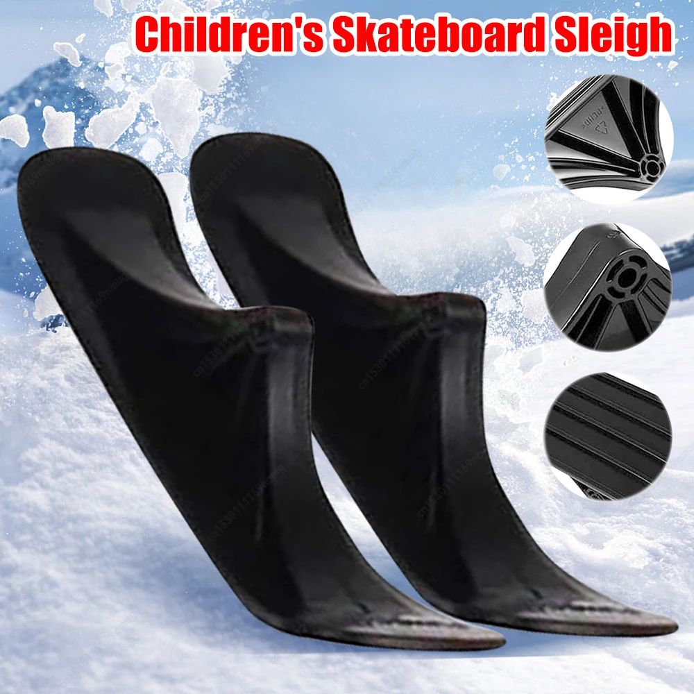 

1 Pair Scooter Sled Sled Ski Board Snow Sledge Board Set Snow Ski Scooter for Kids Outdoor Accessories