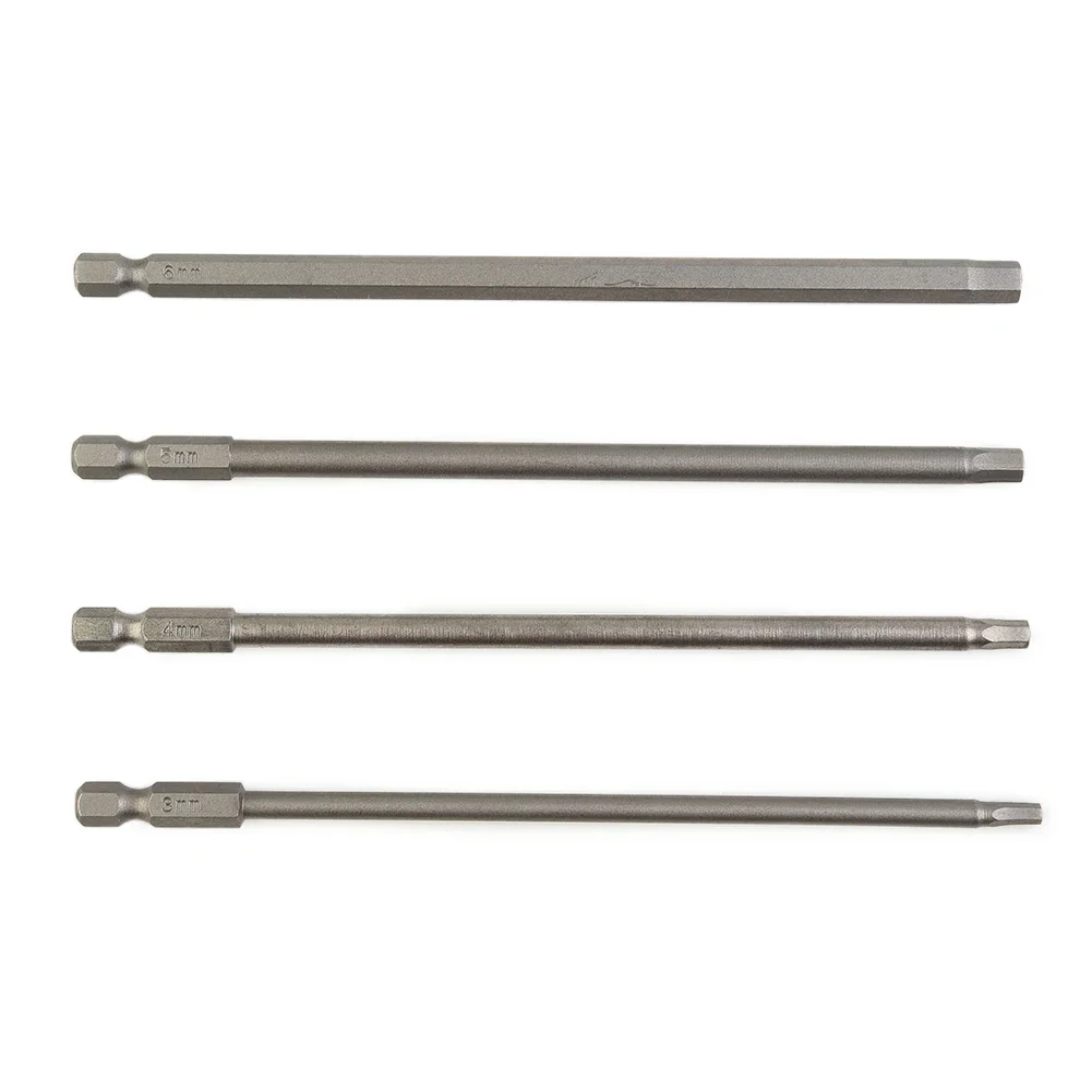 Tool Hex Screwdriver Bits Practical Useful Convenient High Quality Screw 4pcs 1/4 Hex Shank Screwdriver Bits 150mm
