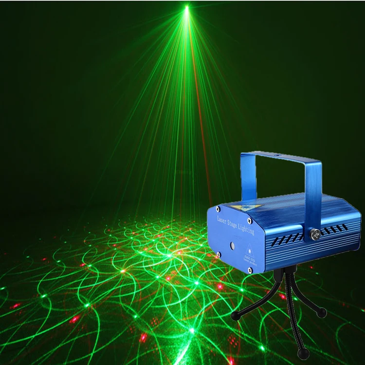 BOTAI MIni Red Green Laser Light DJ Disco Twinkling Star Effect Laser Stage Lighting Party